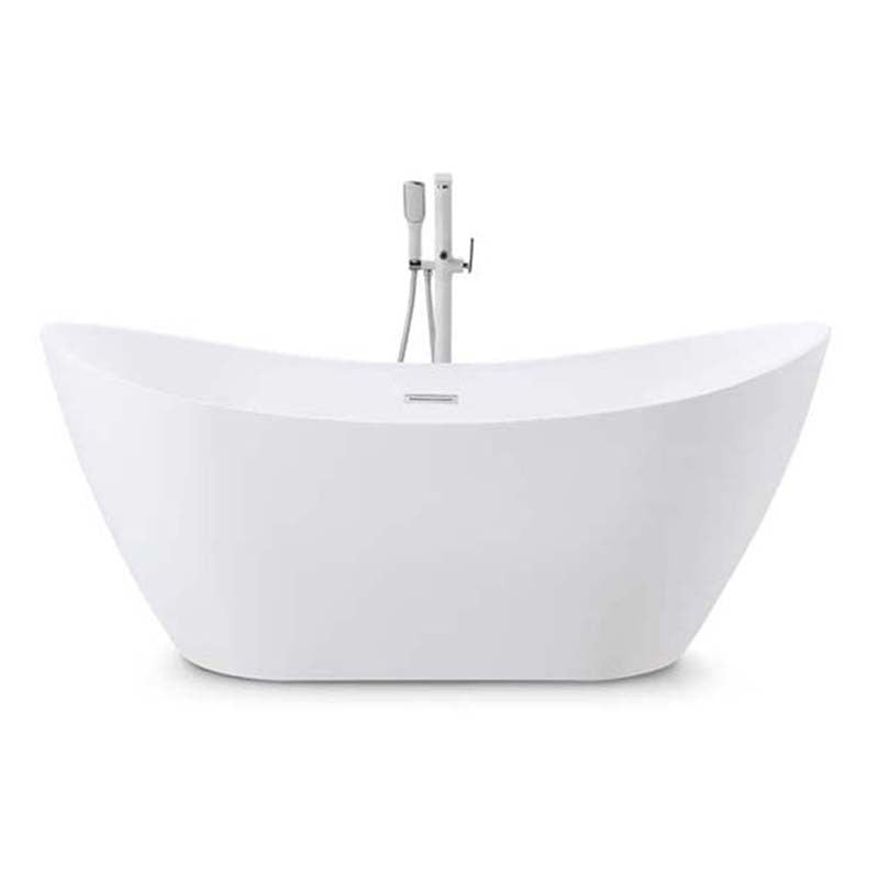 Sannora bathroom small apartment acrylic crescent thin edge adult independent bathtub 1.5-1 meters