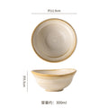 High-style japanese retro oatmeal dessert bowl for home use, perfect for restaurants and hotels. also great as a unique fruit salad or rice bowl