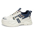 Thick sole men's shoes 2026new arrivalspringembroiderprinting agan sneakers meneasiest for matchrunningnon-slipdad shoes