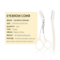 Colorful fenling eyebrow shaping tool suit with eyebrow comb and trimming eyebrow scissors macro beginner security eyebrow trimmer