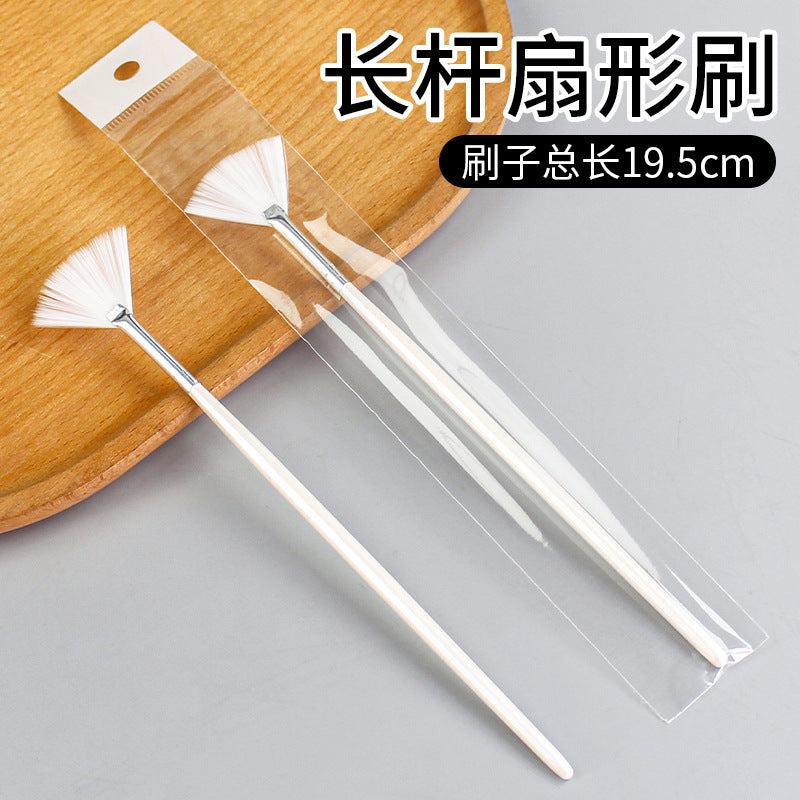 Beauty tools fan-shaped brush fruit acid brush makeup brush beauty mask brush modification essence brush single bag wholesale