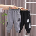 Korean style children's trousers - new autumn/winter  collection - kids' pants with cartoon prints - trendy long pants for young boys (sizes for toddlers and young children)
