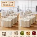Grain storage box food grade for home kitchen noodles flour beans rice bucket food grade sealed storage