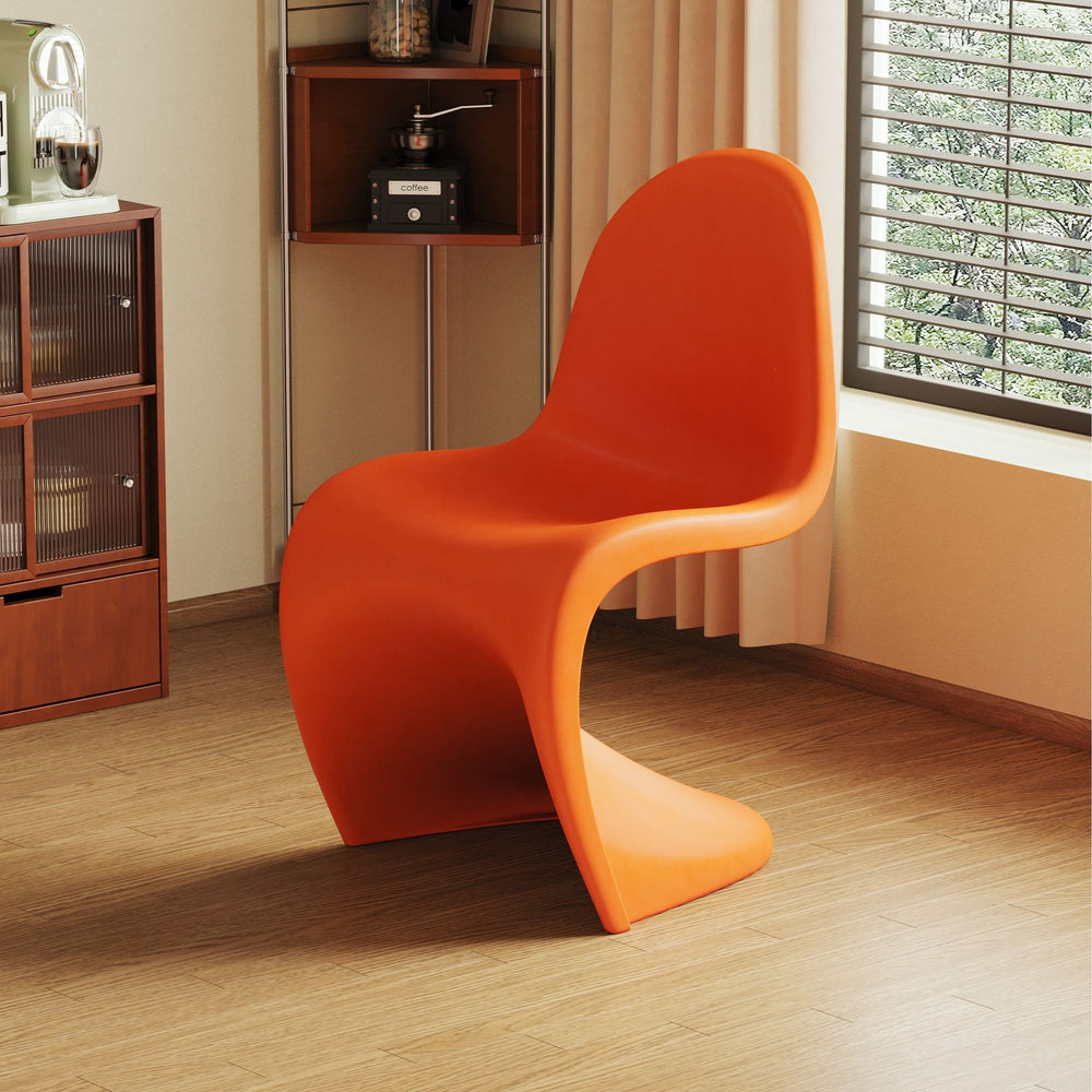 Simple modern for homethickened dining chair scandinavian stackable plastic back chair designer popular makeup chair