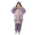 Kids pajamasfall and winter style new arrival coral velvet girl nightgown autum flannel big child girl bathrobe warm