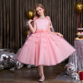 european and american custom-made children's dresses: new high-end floral dresses for little girls, perfect for flower girls, weddings, piano performances, and european & american styles
