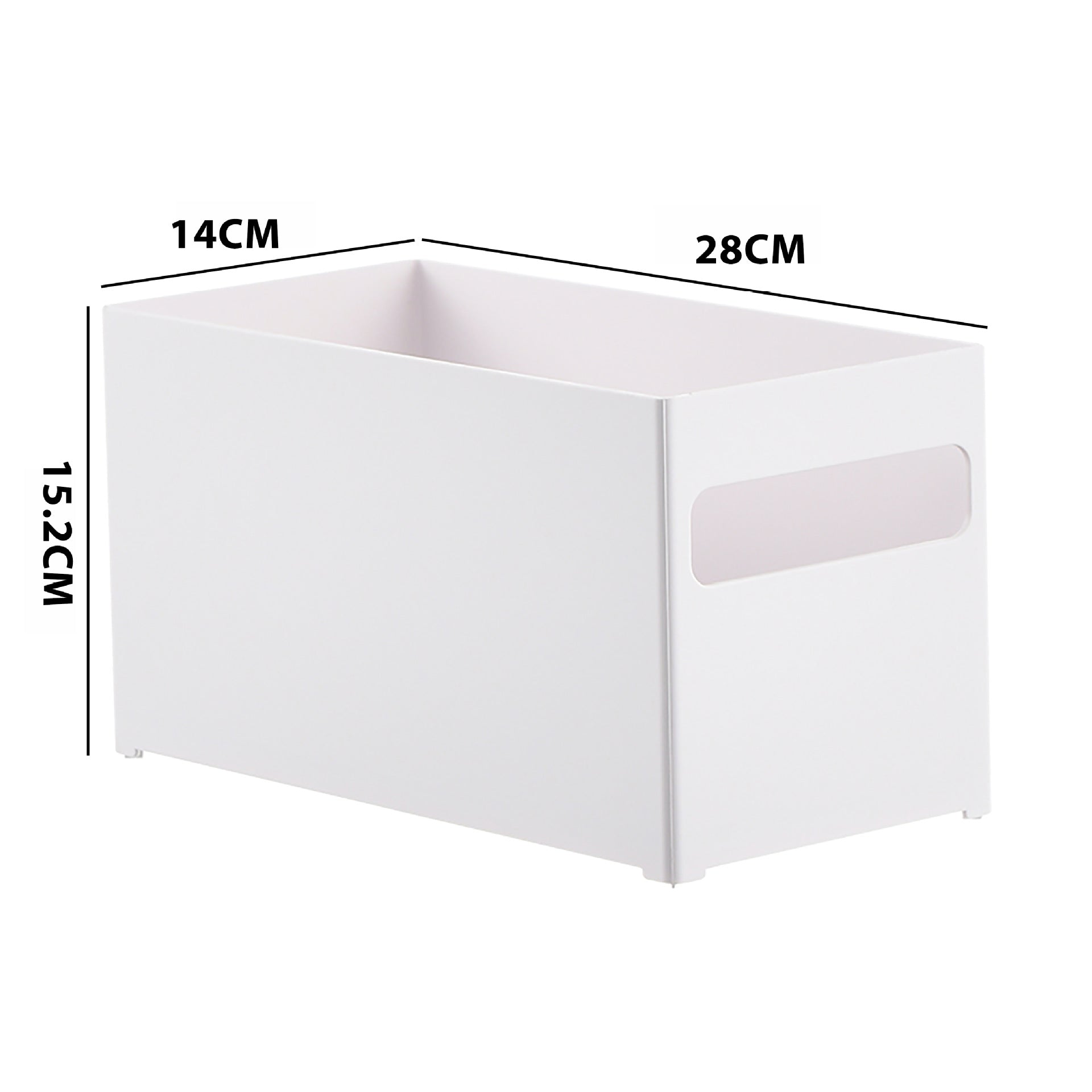 Japanese-style right-angle storage box, kitchen cabinet partition storage box, extraction desktop sundries sorting, deep cabinet storage basket