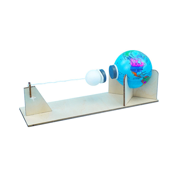 New creative small production of the earth and the moon gravity physical science experimental materials children's fun toys