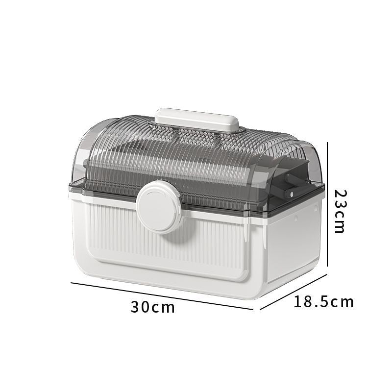 Medicine box storage box household portable multi-layer medical box home version medicine box large capacity transparent medicine storage box