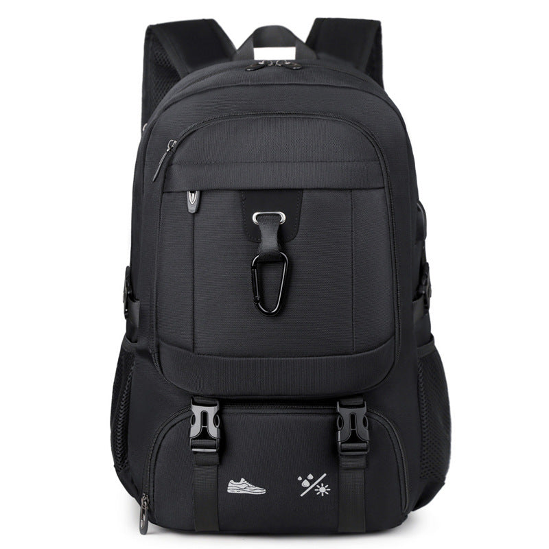 Cross-border backpack backpack men's large-capacity expansion with shoe compartment outdoor sports backpack short-trip backpack