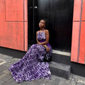 European and american cross-border women's spring  new sleeveless tie-neck halter backless cinched waist ruched maxi dress