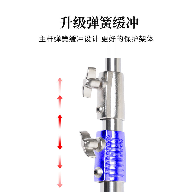 2.8 meters thickened stainless steel filled light tripod studio shooting bracket photography live stream light stand 1/4 screw port