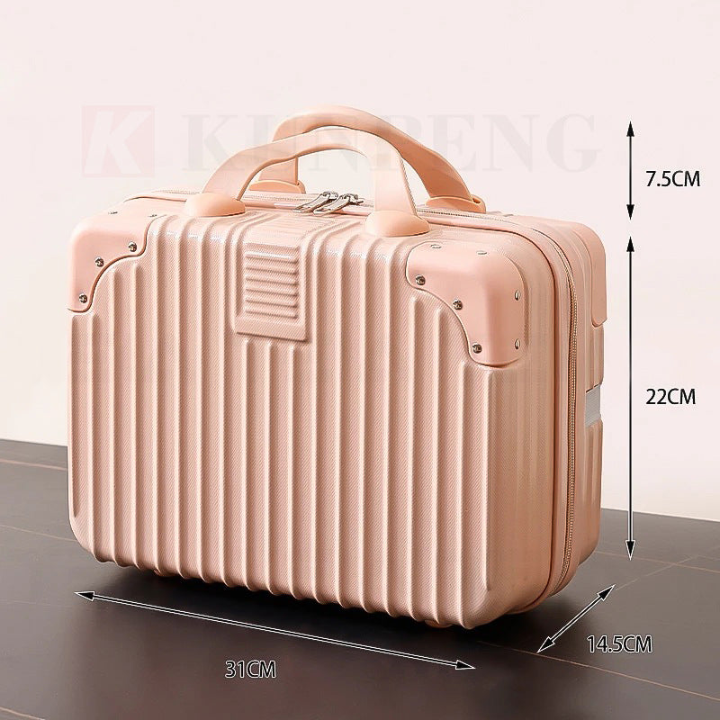 Household luggage storage box, special cosmetic case for makeup artist, storage area, portable going out large-capacity cosmetic bag