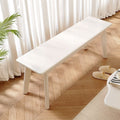 Scandinavian solid wood bench living room dining table stool modern accessible luxury log bench bed end shoe changing stool sofa tea table stool