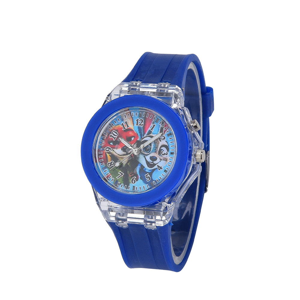 New zootopia 2 cartoon luminous watch - perfect gift for kindergarten and elementary school students - glow-in-the-dark toy analog watch
