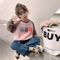 Girls' sweatshirt autumn collection : trendy & stylish long-sleeve tops for little girls - perfect for autumn