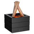 Creative campfire colorful flame humidifier - home & office desktop air humidifier with high mist output, essential oil diffuser, usb aromatherapy machine