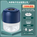 Personalized electric garlic mincer wireless mini garlic pounder kitchen garlic mixer food supplement meat grinder for home garlic peeler
