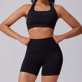 European and american summer cloud-like yoga set - tight-fitting, butt-lifting fitness outfit, two-piece gym running sportswear for women