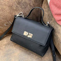Genuine leather women's bag - new spring 2025 fashion: stylish crossbody, minimalist commuter bag, trendy korean style, real leather shoulder bag