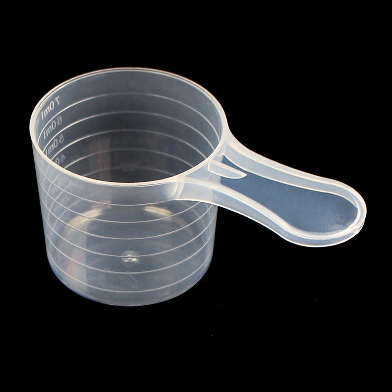 Plastic measuring spoon measuring cup 70ml milliliter plastic spoon feed fertilizer measuring cylinder measuring cup non-food water 70g grams