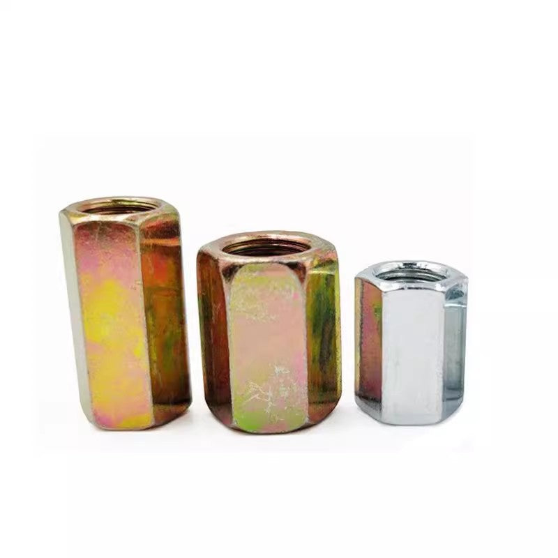 Hexagonal connecting mother Lighting barge mother Nut Lamp tube connecting mother Transfer fine tooth Closed connecting mother Color zinc White zinc