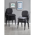 Minimalist ergonomic office chair for conference reception, comfortable for extended sitting, staff computer chair - default option: other plastic