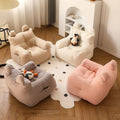 Kids' sofa - baby & toddler cute bear bean bag chair - sit & lie down reading cartoon mini seat