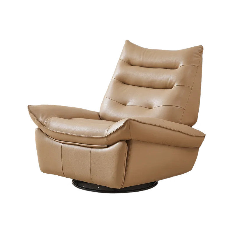 Overseas version smart electric leather lazy sofa space capsule multifunctional lazy rocking chair rotatable reclining single chair