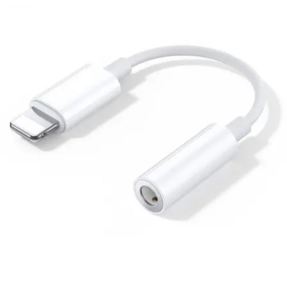 Apple lightning to 3.5mm headphone jack adapter - audio converter for live streaming