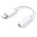 Apple lightning to 3.5mm headphone jack adapter - audio converter for live streaming
