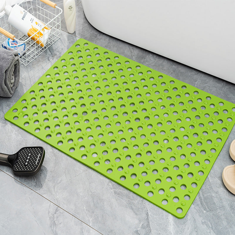 Square non-slip mat, bathroom mat, bath anti-drop and environmentally friendly household shower room, suction cup, floor mat, bathroom massage foot mat