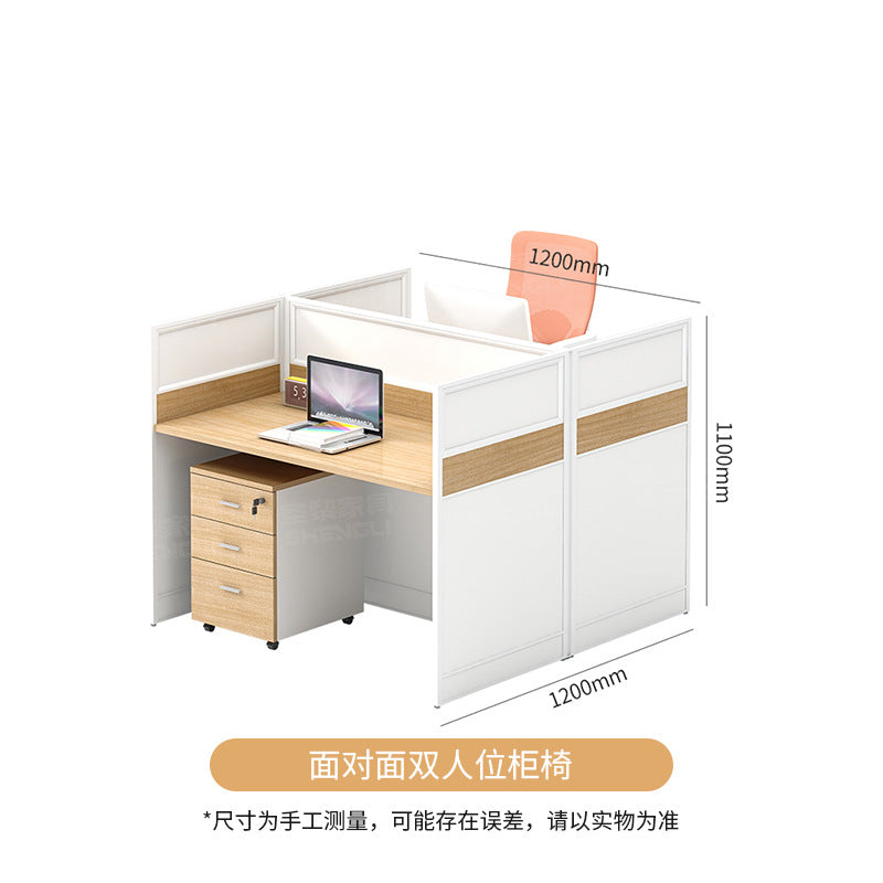 Saint li office desk set - minimalist executive computer desk, chair, partition, booth, and workstation