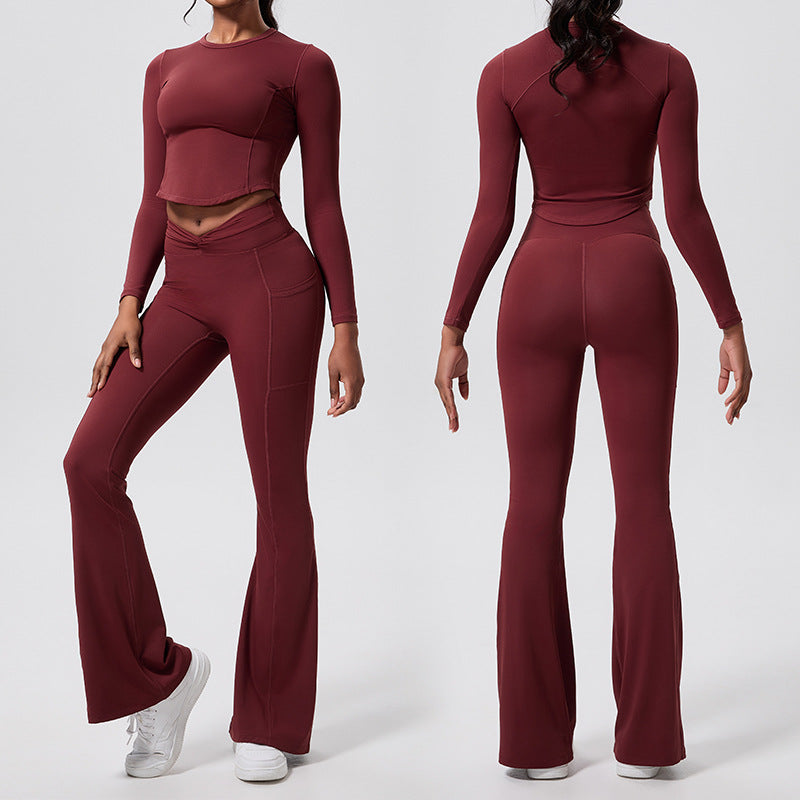 versatile slimming running butt-lifting fitness wear high-waisted tight-fitting outdoor quick-drying sports dance yoga apparel - customizable