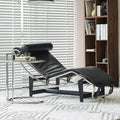 Le corbusier designer lc4 lounge chair - stainless steel leisure chair for home, balcony, office nap