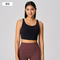 New women's sports bra - barely there feel, beautiful back design, yoga tank top, shockproof, high-impact workout bra d25031