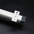 Curtain rod curtain track pulley silent wholesale aluminum alloy thickened single and double slide rail ultra-thin straight rail manufacturer direct hair