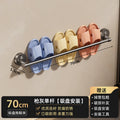 Bathroom slipper rack, bathroom toilet door, no punching, wall-mounted drain rack, shoe storage handy gadget