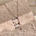 Xiaohongshu best selling brushed water drop tassel necklace women's niche style casualaccessible luxuryeasiest for matchelegantclassy sense collarbone chain