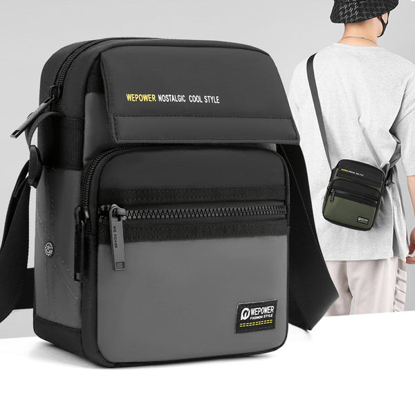 New men's shoulder bag outdoor leisure messenger bag sports travel backpack anti-splashing nylon men's bag wholesale