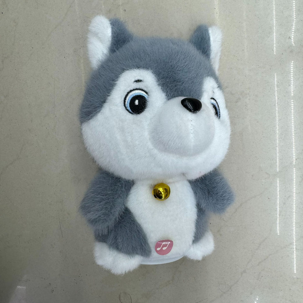 2025 cross-border hot-selling singing, dancing, talking, electric magic voice plush cute pet kids' light-up toy