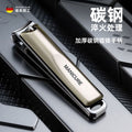 German precision nail clipper set - universal design for men & women - home use, portable, angled edge, complete manicure tool kit