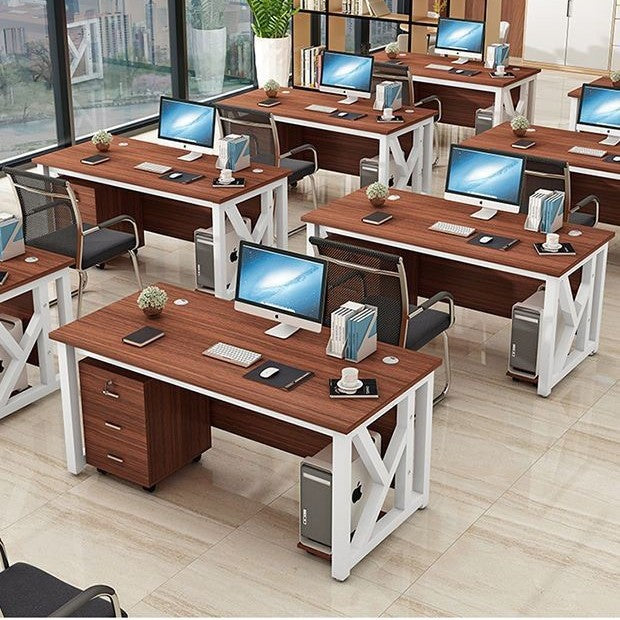 Boss desk office computer desk casual modern for home study desk staff double employee workstation special writing desk
