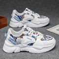 2026 spring new lightweight breathable chunky sneakers for men - thick sole, height increasing, trendy casual, versatile summer athletic shoes