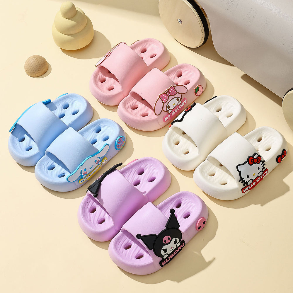 Baby slippers girl clogs summer toddler indoor bath kids sandals and slippers fashionable outwear beach non-slip