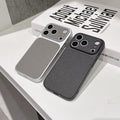 Simple solid color leather texture instantly transforms to 17, compatible with apple 17 pro max lychee grain phone case iphone 16 protective cover