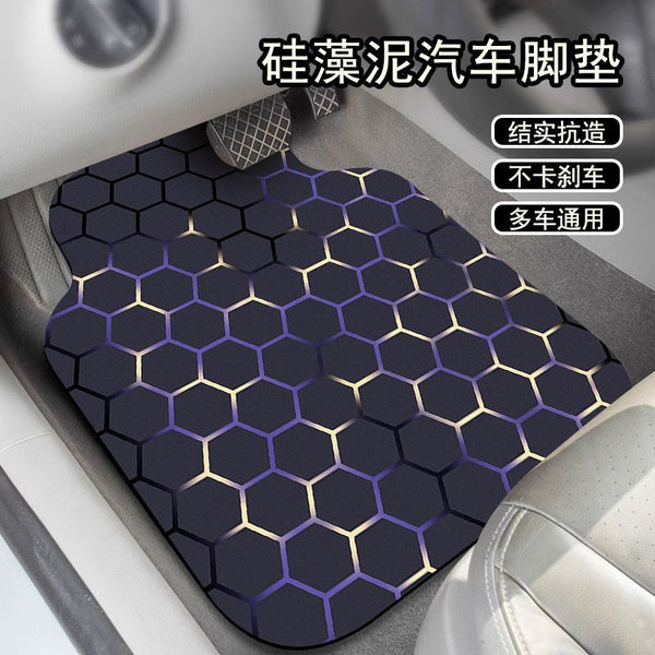 2025 new simple car floor mat universal water absorption, wear-resistant and dirt-resistant single-piece full set of decorative car car cushions