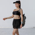 Sling sports table tennis skirt odm slimming look outdoor sportswear fitness running tennis suit women's yoga