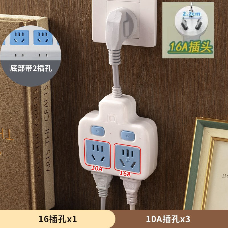 16a socket high power 4000w multi-function multi-hole air conditioner water heater plug strip converter plug kitchen