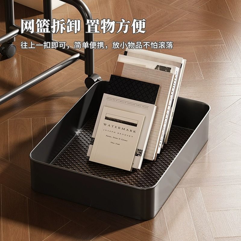 Courtyard ornaments, living room sofa side table, creative trolley storage, movable wheeled tea table, for home bedroom courtyard ornaments